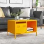 Mesa de centro acero laminado en frío amarillo 68,5x50x43,5 cm de , Mesas de centro - Ref: Foro24-851283, Precio: 72,53 €, De...