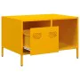 Mesa de centro acero laminado en frío amarillo 68,5x50x43,5 cm de , Mesas de centro - Ref: Foro24-851283, Precio: 72,53 €, De...