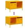 Mesa de centro acero laminado en frío amarillo 68,5x50x43,5 cm de , Mesas de centro - Ref: Foro24-851283, Precio: 72,53 €, De...