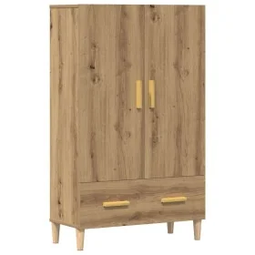 Aparador alto de madera contrachapada artesano roble de , Aparadores - Ref: Foro24-856915, Precio: 102,86 €, Descuento: %
