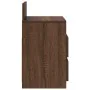 Mesillas de noche 2 uds con 2 cajones roble marrón 40x33x60 cm de , Mesitas de noche - Ref: Foro24-858573, Precio: 86,20 €, D...