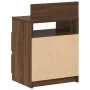 Mesillas de noche 2 uds con 2 cajones roble marrón 40x33x60 cm de , Mesitas de noche - Ref: Foro24-858573, Precio: 86,20 €, D...