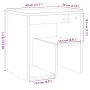 Mesitas noche 2 uds madera ingeniería roble artesanal by , Nightstands - Ref: Foro24-856529, Price: 48,85 €, Discount: %