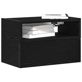 Mesitas de noche de pared 2 unidades negra 45x26x28,5 cm de , Mesitas de noche - Ref: Foro24-858599, Precio: 64,51 €, Descuen...