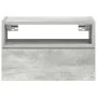 Mesita de noche de pared color gris hormigón 45x26x28,5 cm von , Nachttische - Ref: Foro24-858602, Preis: 36,03 €, Rabatt: %