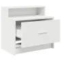 Mesilla de noche con cajón blanca 51x31x47 cm von , Nachttische - Ref: Foro24-858668, Preis: 43,52 €, Rabatt: %
