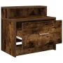 Mesillas de noche con cajón 2 uds roble ahumado 51x31x47 cm von , Nachttische - Ref: Foro24-858677, Preis: 70,68 €, Rabatt: %