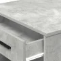 Escritorio con cajón estante madera contrachapada gris hormigón by , Kitchen and dining tables - Ref: Foro24-858689, Price: 9...