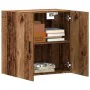 Armario pared madera ingeniería envejecida 60x31x60 cm de , Taquillas y armarios de almacenamiento - Ref: Foro24-857306, Prec...