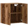 Armario pared madera ingeniería envejecida 60x31x60 cm de , Taquillas y armarios de almacenamiento - Ref: Foro24-857306, Prec...