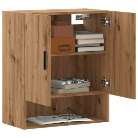 Armario de pared madera de ingeniería roble artesano 60x31x70cm by , Lockers and storage cabinets - Ref: Foro24-857297, Price...