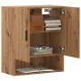 Armario de pared madera de ingeniería roble artesano 60x31x70cm by , Lockers and storage cabinets - Ref: Foro24-857297, Price...