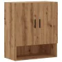 Armario de pared madera de ingeniería roble artesano 60x31x70cm by , Lockers and storage cabinets - Ref: Foro24-857297, Price...