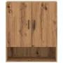 Armario de pared madera de ingeniería roble artesano 60x31x70cm by , Lockers and storage cabinets - Ref: Foro24-857297, Price...