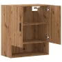 Armario de pared madera de ingeniería roble artesano 60x31x70cm by , Lockers and storage cabinets - Ref: Foro24-857297, Price...