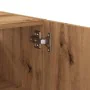 Armario de pared madera de ingeniería roble artesano 60x31x70cm by , Lockers and storage cabinets - Ref: Foro24-857297, Price...