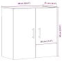 Armario pared madera ingeniería envejecida 60x31x60 cm von , Schließfächer und Lagerschränke - Ref: Foro24-857304, Preis: 58,...