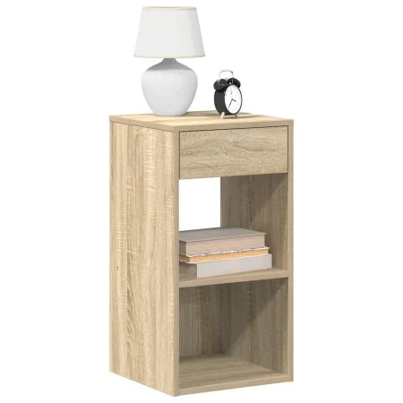 Mesillas de noche con cajón 2 uds roble sonoma 35x34x66,5 cm von , Nachttische - Ref: Foro24-858718, Preis: 74,49 €, Rabatt: %