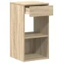 Mesillas de noche con cajón 2 uds roble sonoma 35x34x66,5 cm von , Nachttische - Ref: Foro24-858718, Preis: 74,49 €, Rabatt: %