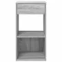 Mesillas de noche con cajón 2 uds gris sonoma 35x34x66,5 cm de , Mesitas de noche - Ref: Foro24-858724, Precio: 75,90 €, Desc...