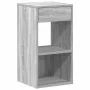Mesillas de noche con cajón 2 uds gris sonoma 35x34x66,5 cm de , Mesitas de noche - Ref: Foro24-858724, Precio: 75,90 €, Desc...