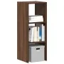 Librería apilable madera contrachapada roble marrón 30x30x80 cm by , Lockers and storage cabinets - Ref: Foro24-858815, Price...