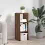 Librería apilable madera contrachapada roble marrón 30x30x80 cm by , Lockers and storage cabinets - Ref: Foro24-858815, Price...