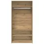 Armario de madera de ingeniería roble artesanal 100x50x200 cm by , Wardrobes - Ref: Foro24-3318625, Price: 174,22 €, Discount: %