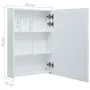 Mueble de baño con espejo LED 50x13x70 cm de vidaXL, Tocadores de baño - Ref: Foro24-285117, Precio: 102,92 €, Descuento: %