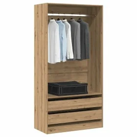 Armario de madera de ingeniería roble artesanal 100x50x200 cm von , Kleiderschränke - Ref: Foro24-3318627, Preis: 202,13 €, R...