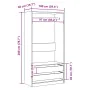 Armario de madera de ingeniería roble artesanal 100x50x200 cm von , Kleiderschränke - Ref: Foro24-3318627, Preis: 202,08 €, R...