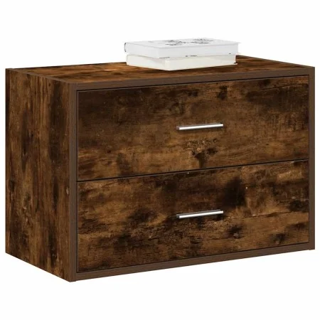 Armario con 2 cajones roble ahumado 60x31x40 cm von , Schubladen - Ref: Foro24-858829, Preis: 54,15 €, Rabatt: %