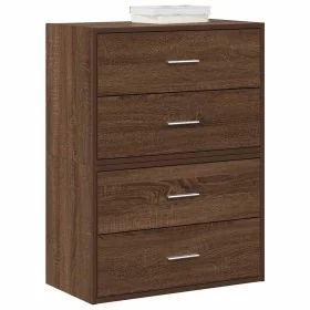 Armarios con 2 cajones 2 uds roble marrón 60x31x40 cm by , Drawers - Ref: Foro24-858834, Price: 91,04 €, Discount: %