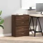 Armarios con 2 cajones 2 uds roble marrón 60x31x40 cm de , Cajoneras - Ref: Foro24-858834, Precio: 91,04 €, Descuento: %