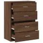 Armarios con 2 cajones 2 uds roble marrón 60x31x40 cm de , Cajoneras - Ref: Foro24-858834, Precio: 91,04 €, Descuento: %