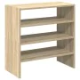 Zapateros 2 uds apilables roble sonoma 60x30x30,5 cm by , Shoe racks and shoe organizers - Ref: Foro24-858862, Price: 45,23 €...
