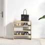 Zapateros 2 uds apilables roble sonoma 60x30x30,5 cm by , Shoe racks and shoe organizers - Ref: Foro24-858862, Price: 45,23 €...