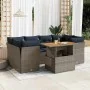 Set de sofás de jardín 7 pzas con cojines ratán sintético gris by , Garden sets - Ref: Foro24-3326896, Price: 573,59 €, Disco...