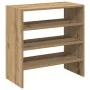 Zapateros 2 uds apilables roble artesanal 60x30x30,5 cm by , Shoe racks and shoe organizers - Ref: Foro24-858874, Price: 51,5...