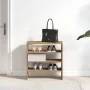 Zapateros 2 uds apilables roble artesanal 60x30x30,5 cm by , Shoe racks and shoe organizers - Ref: Foro24-858874, Price: 51,5...
