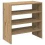 Zapateros 2 uds apilables roble artesanal 60x30x30,5 cm by , Shoe racks and shoe organizers - Ref: Foro24-858874, Price: 51,5...