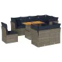 Set de sofás de jardín con cojines 9 pzas ratán sintético gris by , Garden sets - Ref: Foro24-3326945, Price: 715,01 €, Disco...