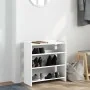 Mueble zapatero madera contrachapada blanco 60x25x62 cm de , Zapateros y organizadores de calzado - Ref: Foro24-859887, Preci...