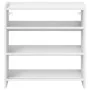 Mueble zapatero madera contrachapada blanco 60x25x62 cm de , Zapateros y organizadores de calzado - Ref: Foro24-859887, Preci...