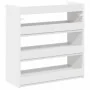 Mueble zapatero madera contrachapada blanco 60x25x62 cm de , Zapateros y organizadores de calzado - Ref: Foro24-859887, Preci...