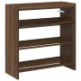 Mueble zapatero madera contrachapada marrón roble 60x25x62 cm by , Shoe racks and shoe organizers - Ref: Foro24-859893, Price...
