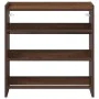 Mueble zapatero madera contrachapada marrón roble 60x25x62 cm by , Shoe racks and shoe organizers - Ref: Foro24-859893, Price...