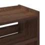 Mueble zapatero madera contrachapada marrón roble 60x25x62 cm by , Shoe racks and shoe organizers - Ref: Foro24-859893, Price...