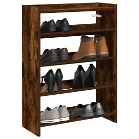 Zapatero madera contrachapada roble ahumado60x25x62 cm by , Shoe racks and shoe organizers - Ref: Foro24-859891, Price: 43,51...