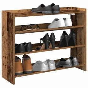 Mueble zapatero madera contrachapada madera vieja 80x25x62 cm by , Shoe racks and shoe organizers - Ref: Foro24-859921, Price...